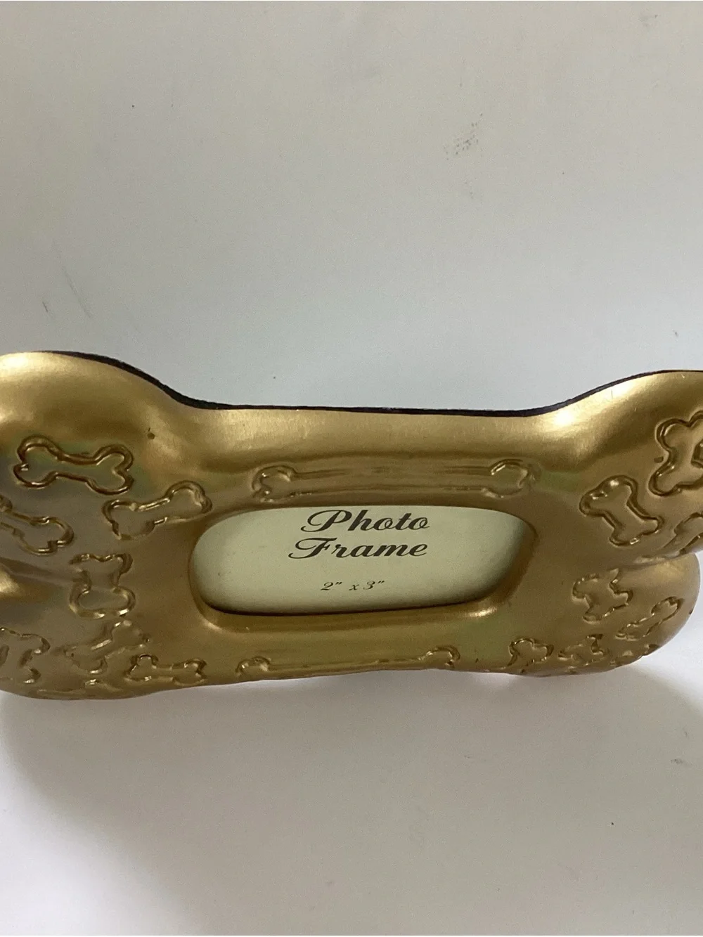 Resin Gold Bone-Shaped Photo Frame - 2